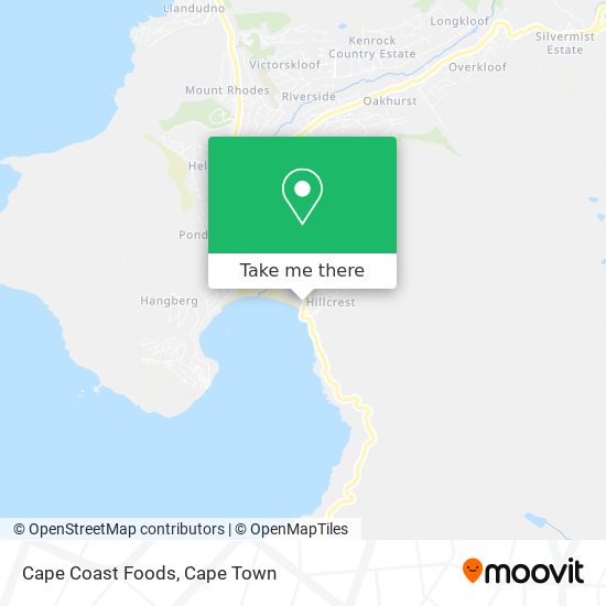Cape Coast Foods map