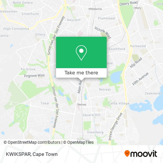 KWIKSPAR map