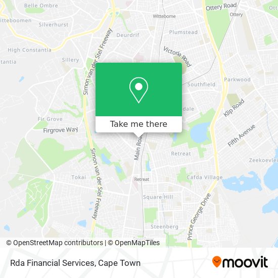 Rda Financial Services map