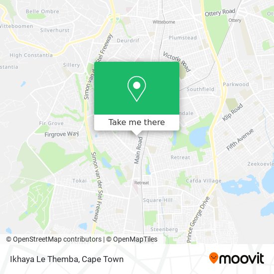 Ikhaya Le Themba map