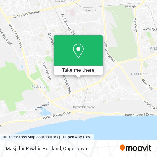 Masjidur Rawbie Portland map