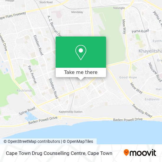 Cape Town Drug Counselling Centre map