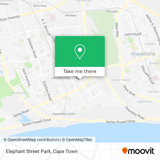 Elephant Street Park map