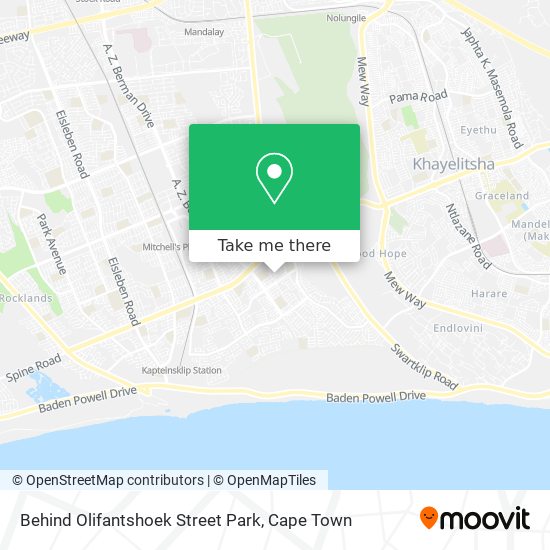 Behind Olifantshoek Street Park map
