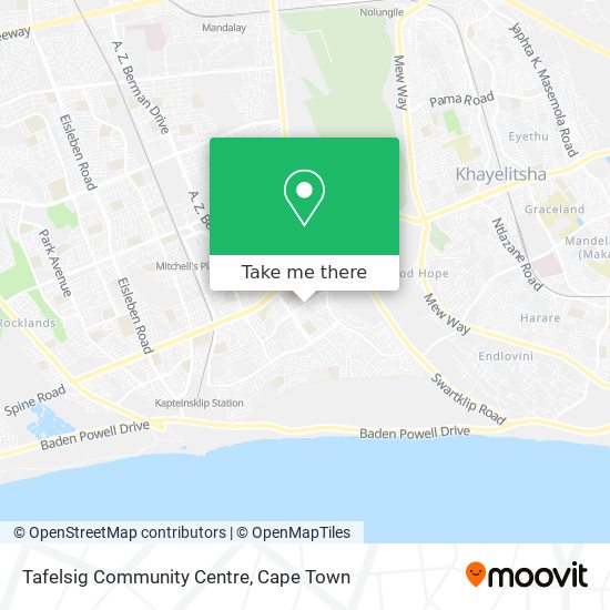 Tafelsig Community Centre map