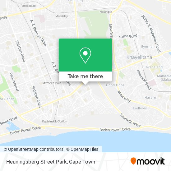 Heuningsberg Street Park map
