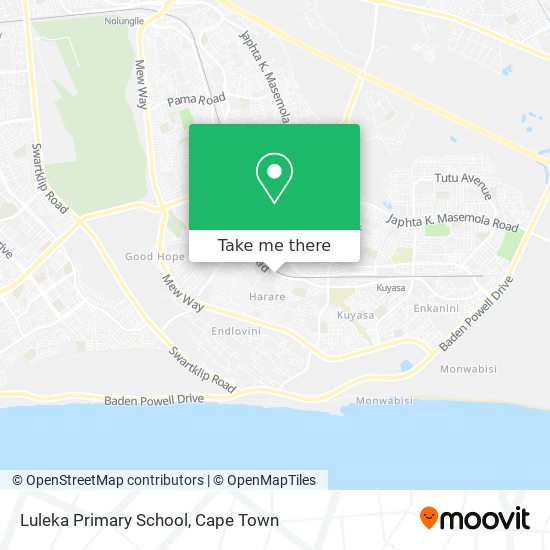 Luleka Primary School map