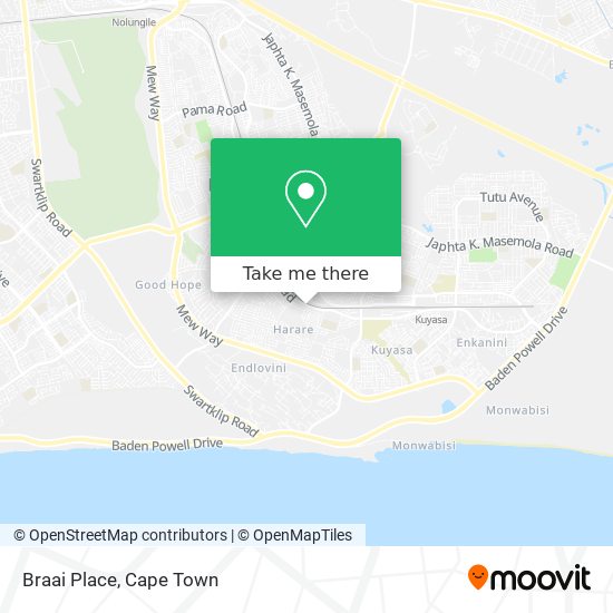 Braai Place map