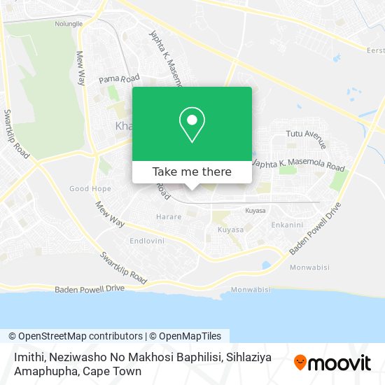 Imithi, Neziwasho No Makhosi Baphilisi, Sihlaziya Amaphupha map