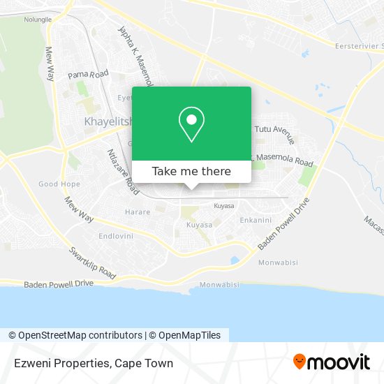 Ezweni Properties map