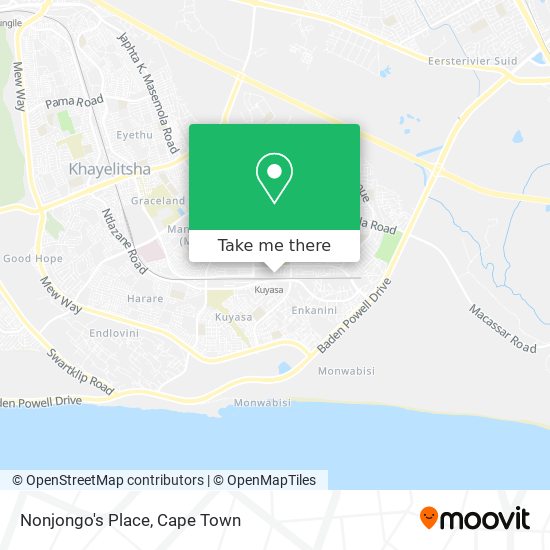 Nonjongo's Place map