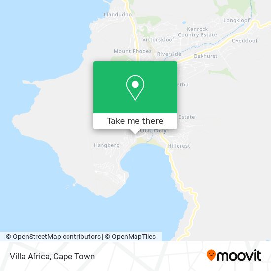 Villa Africa map