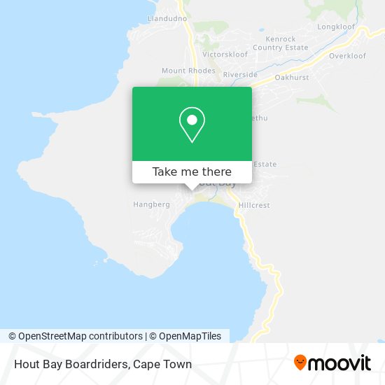 Hout Bay Boardriders map