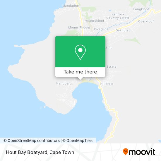 Hout Bay Boatyard map