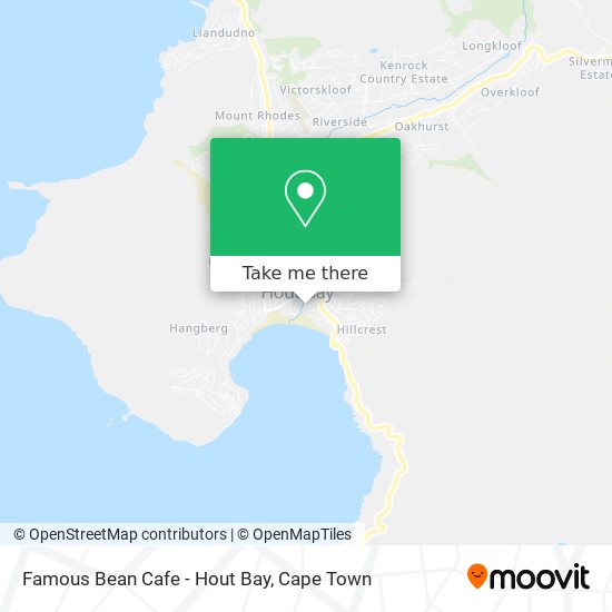 Famous Bean Cafe - Hout Bay map