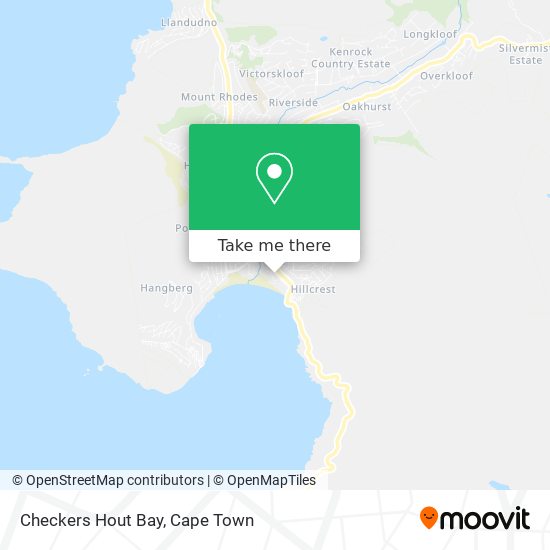 Checkers Hout Bay map