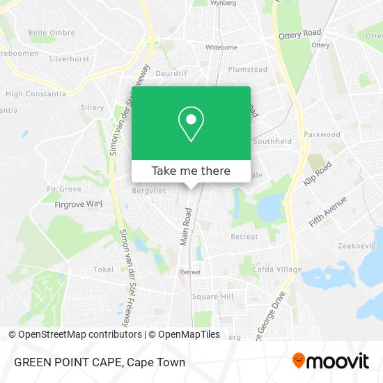 GREEN POINT CAPE map