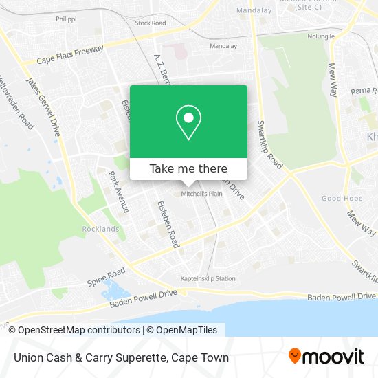 Union Cash & Carry Superette map