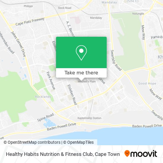 Healthy Habits Nutrition & Fitness Club map