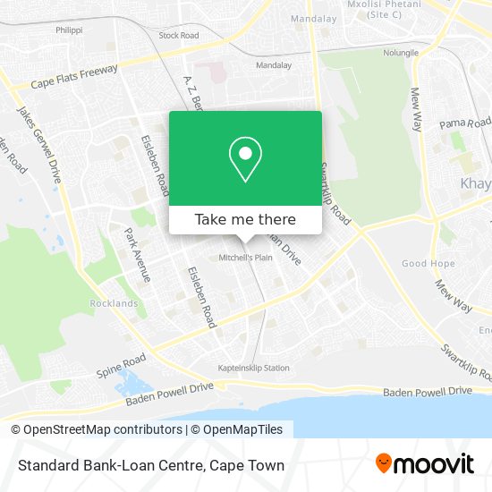 Standard Bank-Loan Centre map