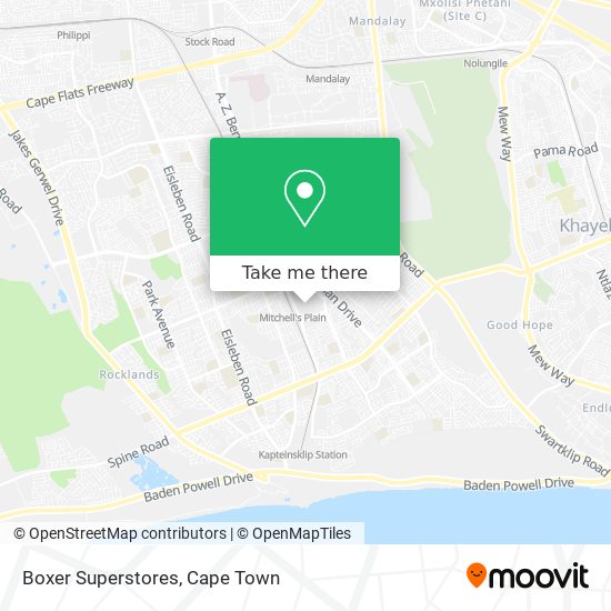 Boxer Superstores map
