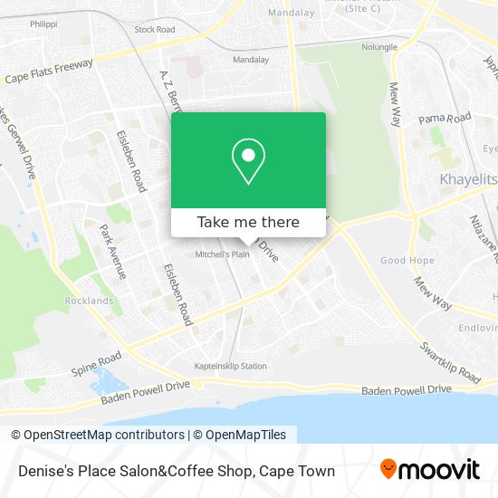 Denise's Place Salon&Coffee Shop map