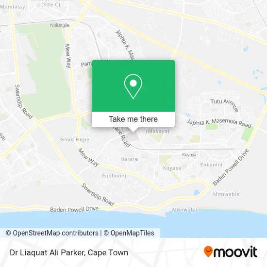 Dr Liaquat Ali Parker map