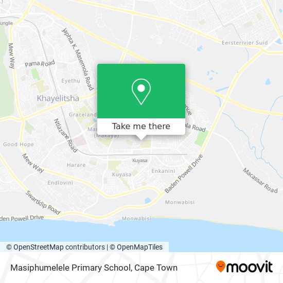 Masiphumelele Primary School map