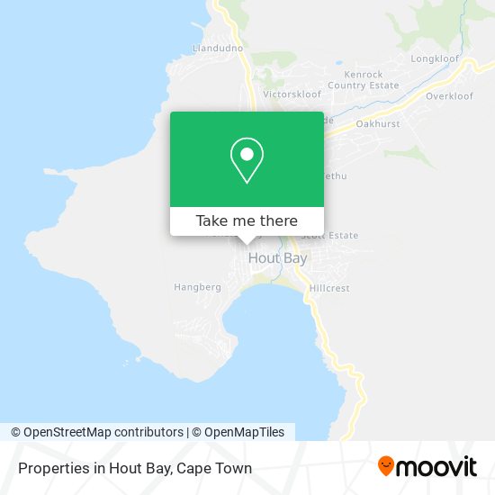 Properties in Hout Bay map