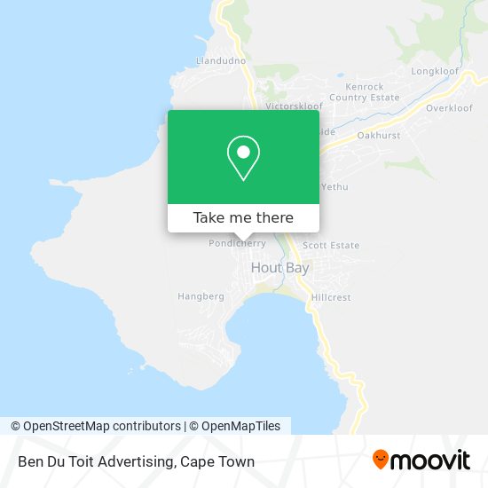 Ben Du Toit Advertising map