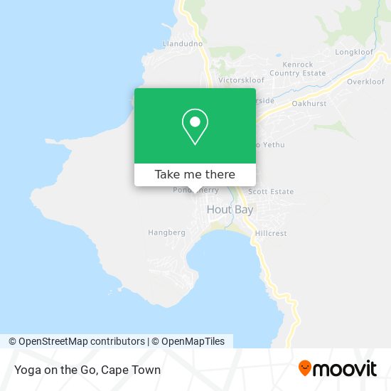 Yoga on the Go map