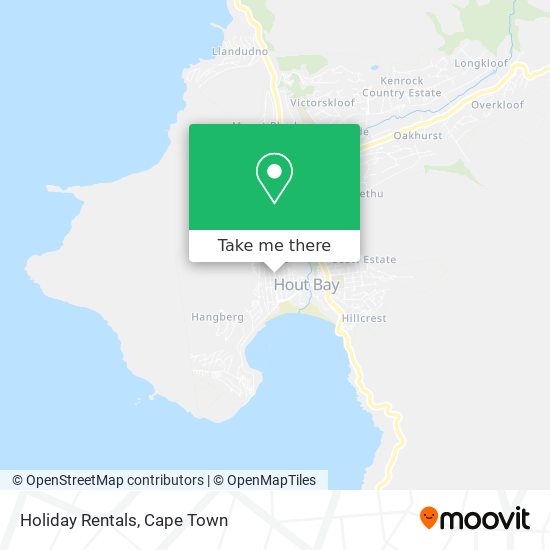 Holiday Rentals map