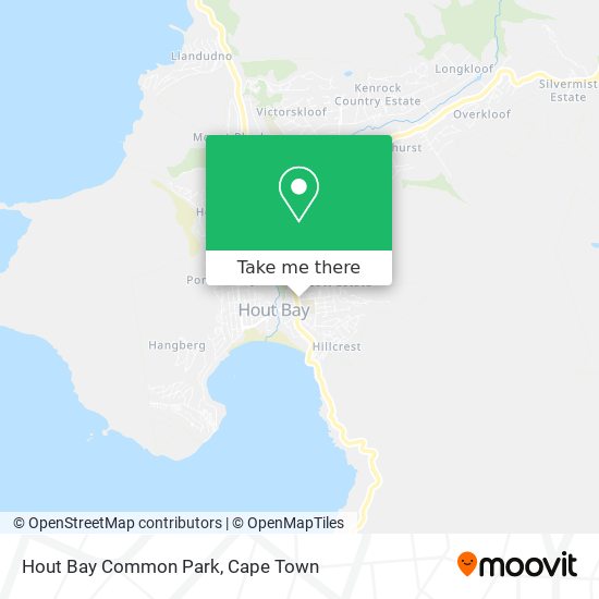 Hout Bay Common Park map