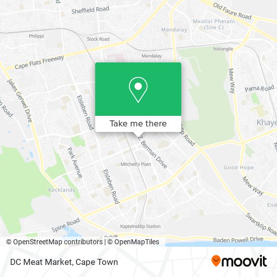 DC Meat Market map