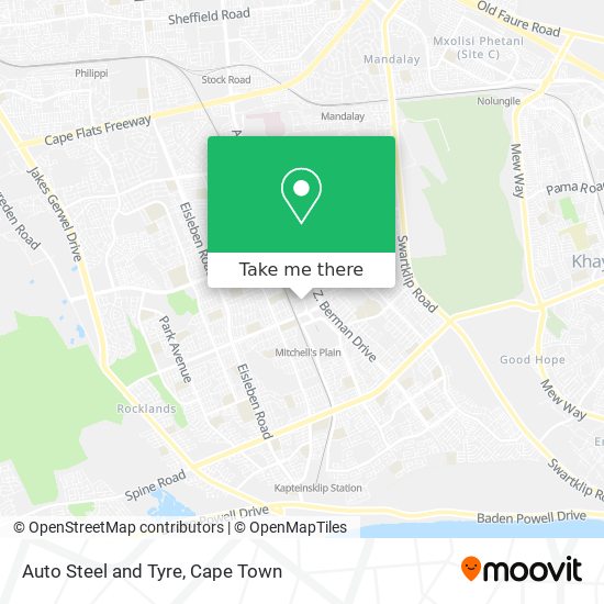 Auto Steel and Tyre map