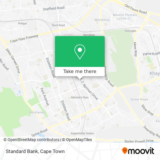 Standard Bank map