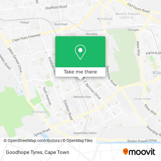 Goodhope Tyres map