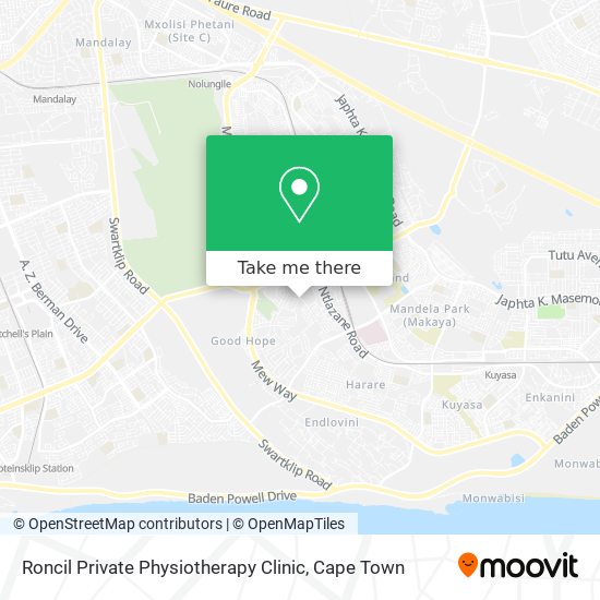 Roncil Private Physiotherapy Clinic map