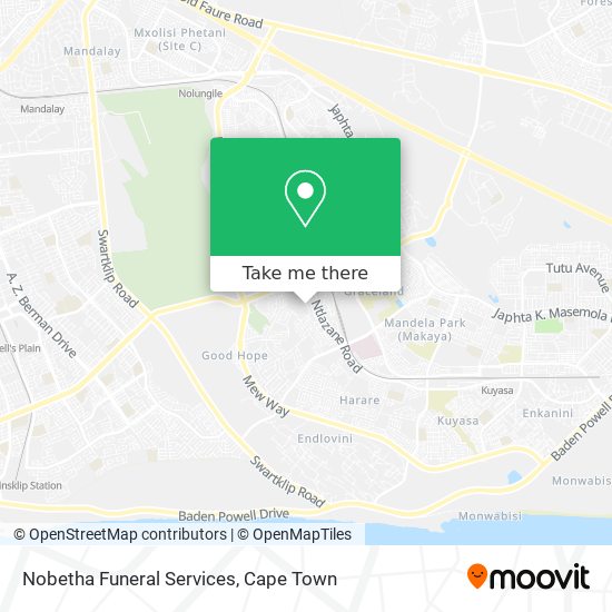 Nobetha Funeral Services map