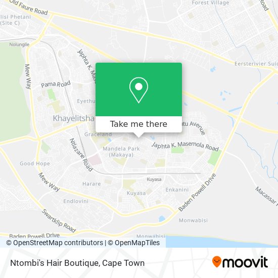 Ntombi's Hair Boutique map