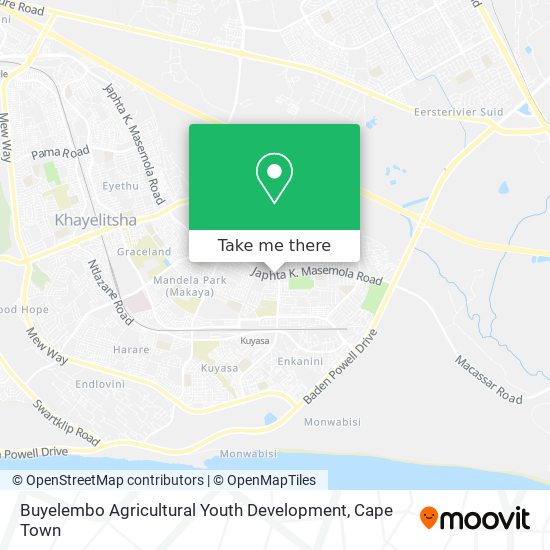 Buyelembo Agricultural Youth Development map