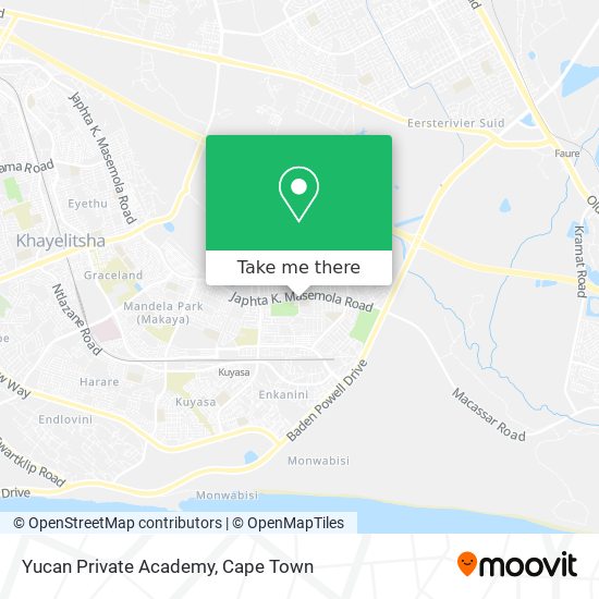 Yucan Private Academy map