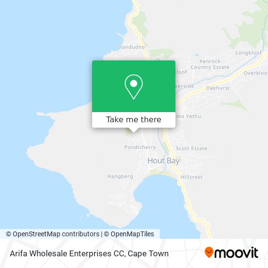 Arifa Wholesale Enterprises CC map