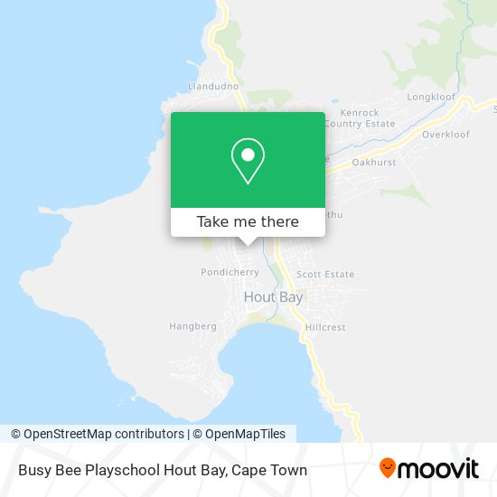Busy Bee Playschool Hout Bay map