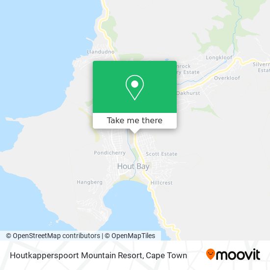 Houtkapperspoort Mountain Resort map