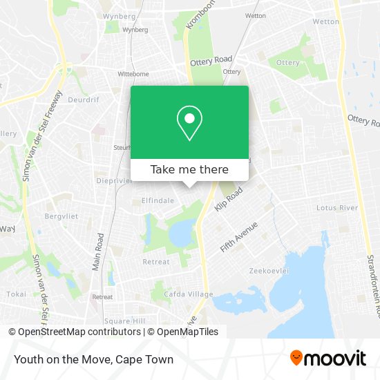 Youth on the Move map
