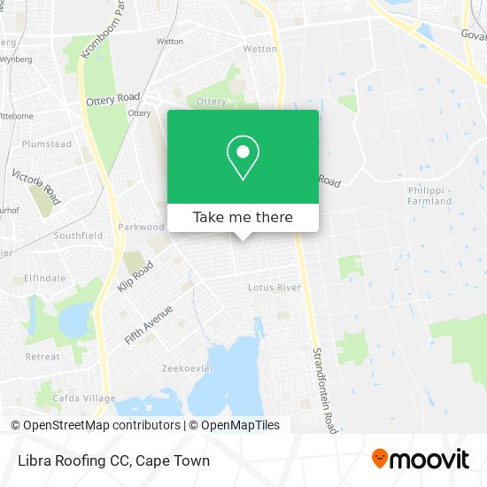 Libra Roofing CC map