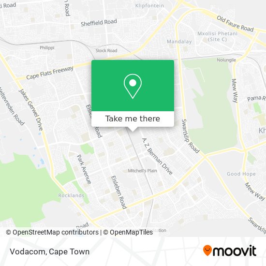 Vodacom map