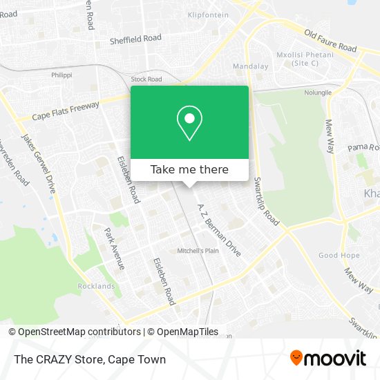 The CRAZY Store map