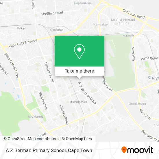 A Z Berman Primary School map